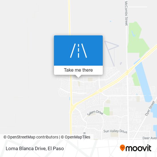 Mapa de Loma Blanca Drive