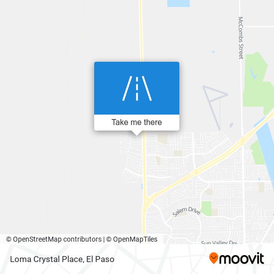 Loma Crystal Place map