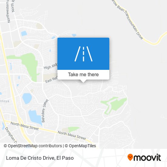 Mapa de Loma De Cristo Drive