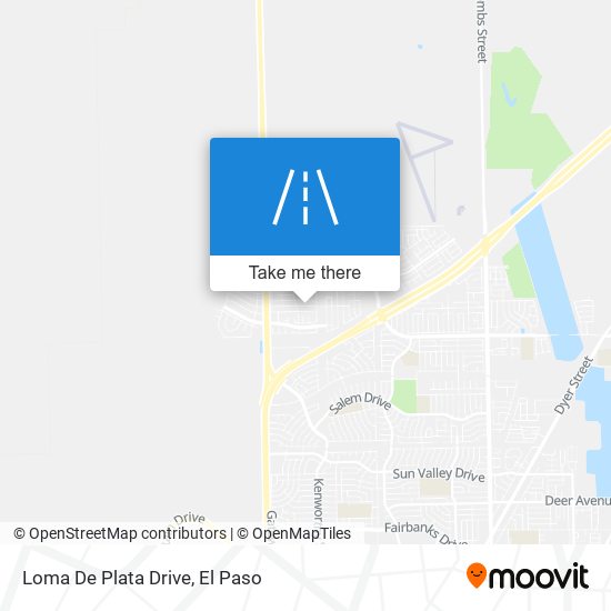 Loma De Plata Drive map