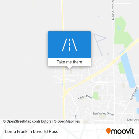 Mapa de Loma Franklin Drive