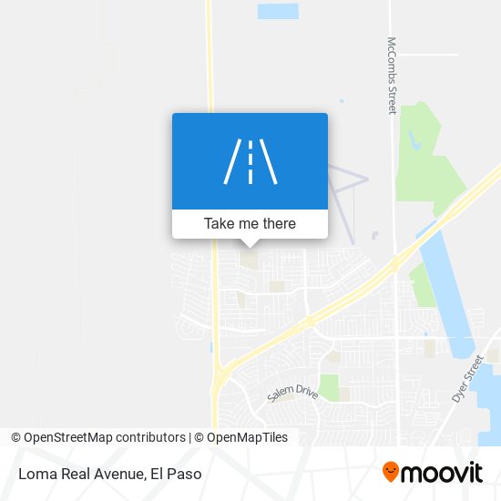Loma Real Avenue map