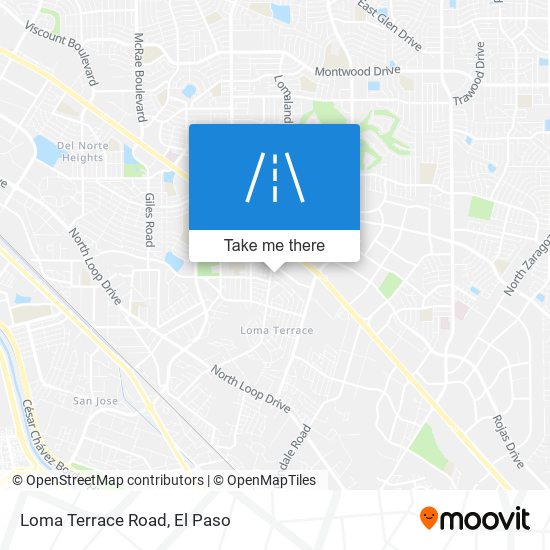 Loma Terrace Road map