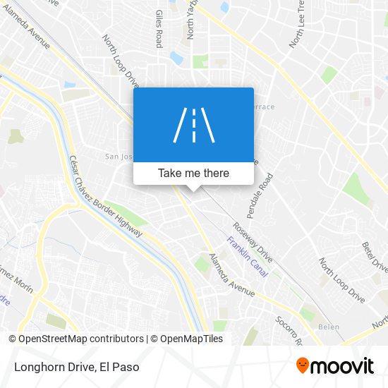 Longhorn Drive map