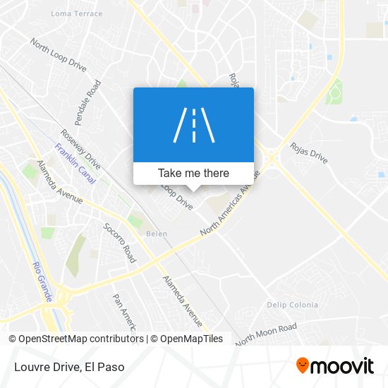 Mapa de Louvre Drive