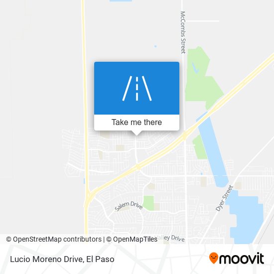 Mapa de Lucio Moreno Drive