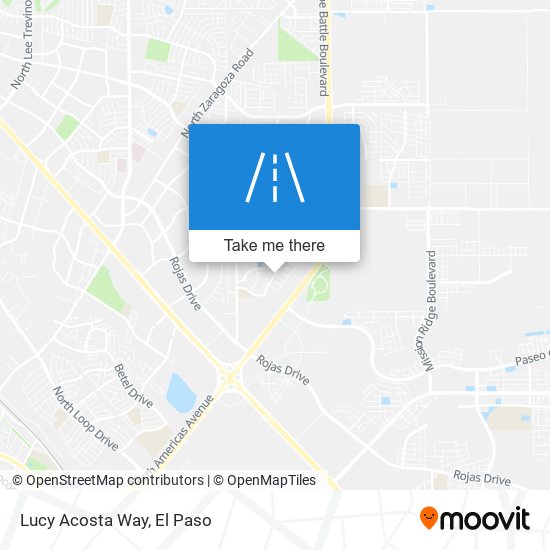 Lucy Acosta Way map