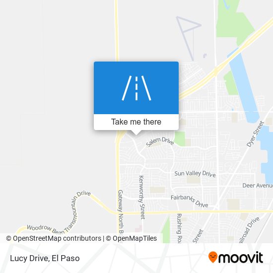 Lucy Drive map