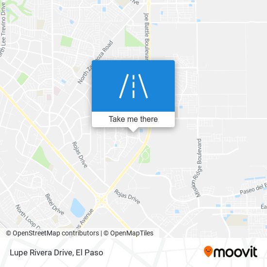 Lupe Rivera Drive map