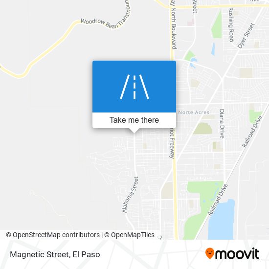 Magnetic Street map