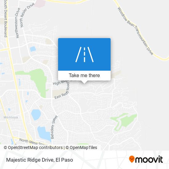 Mapa de Majestic Ridge Drive