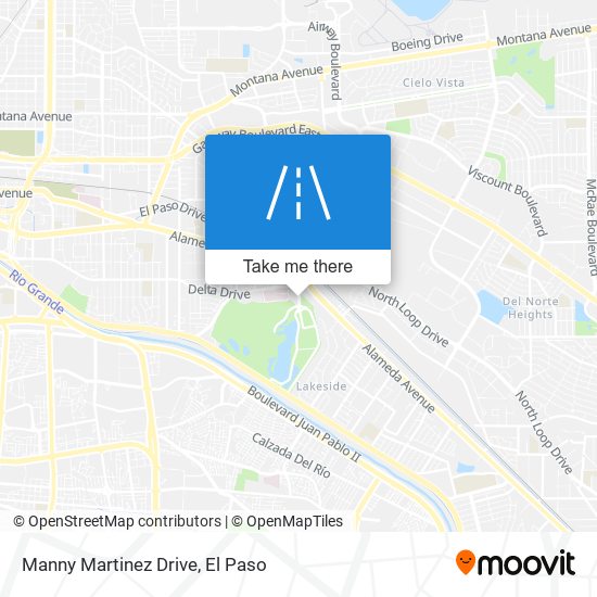 Manny Martinez Drive map