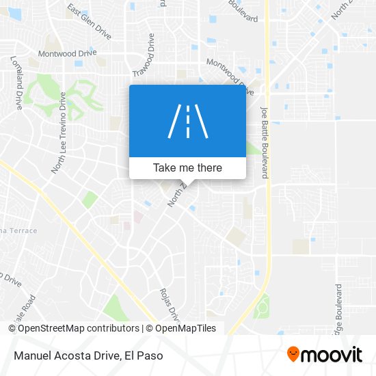 Mapa de Manuel Acosta Drive