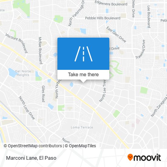 Marconi Lane map