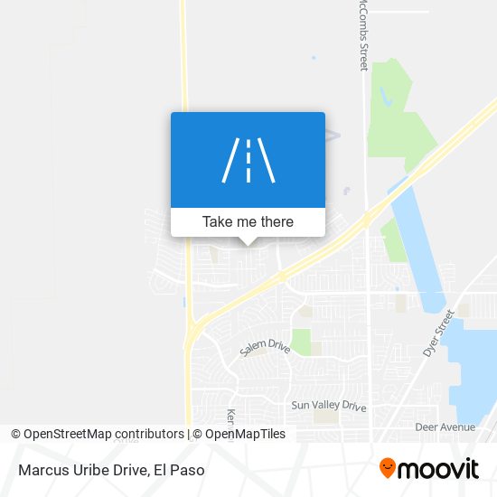 Marcus Uribe Drive map