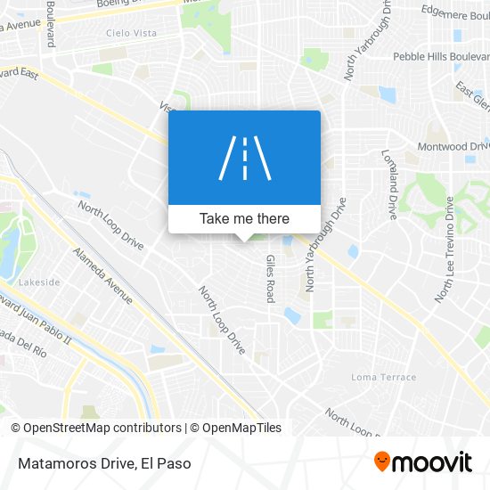 Matamoros Drive map