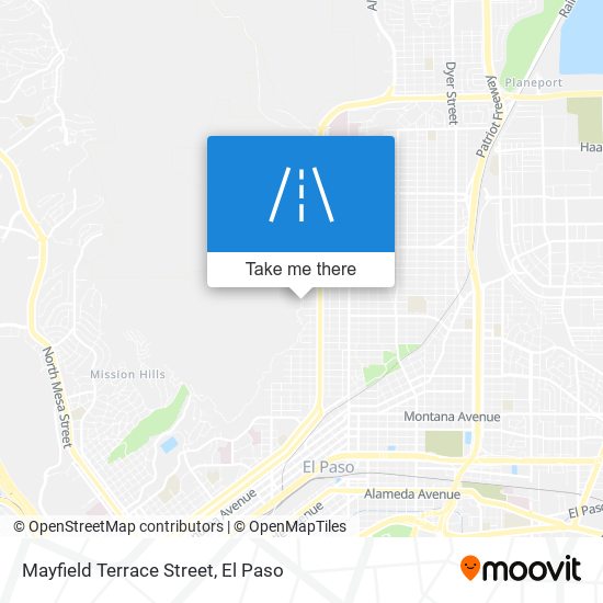 Mayfield Terrace Street map