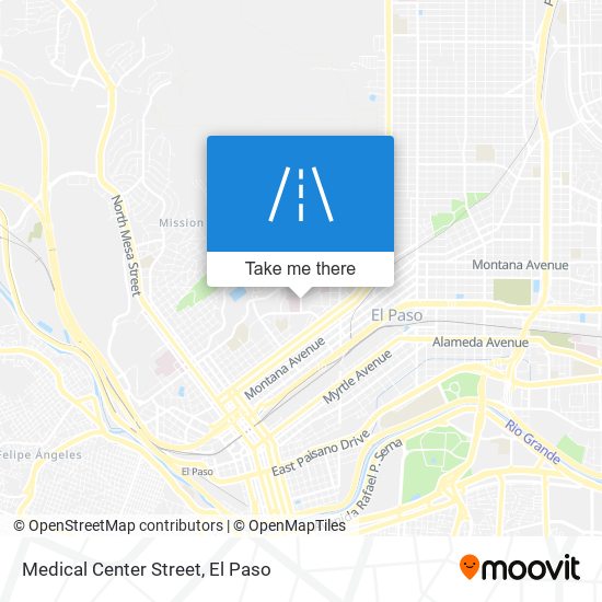 Mapa de Medical Center Street