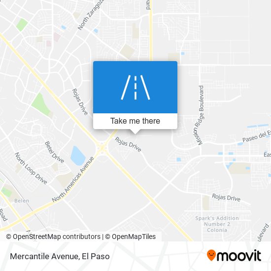 Mapa de Mercantile Avenue