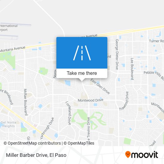 Miller Barber Drive map