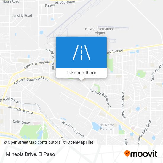 Mineola Drive map