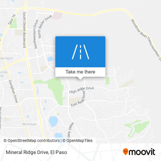 Mineral Ridge Drive map