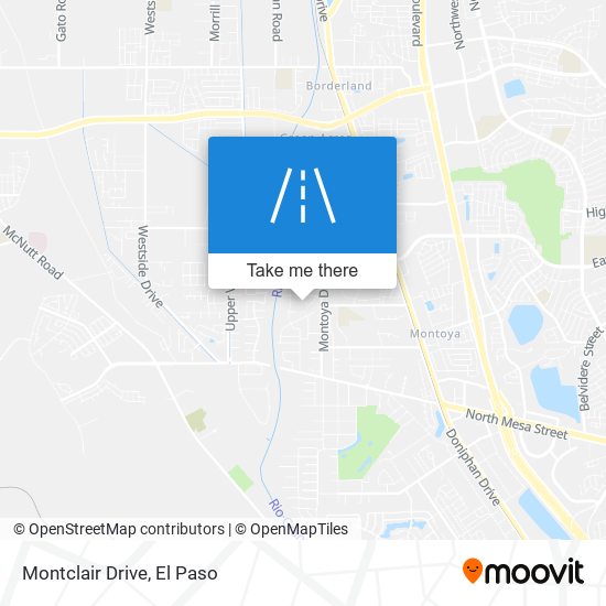 Mapa de Montclair Drive