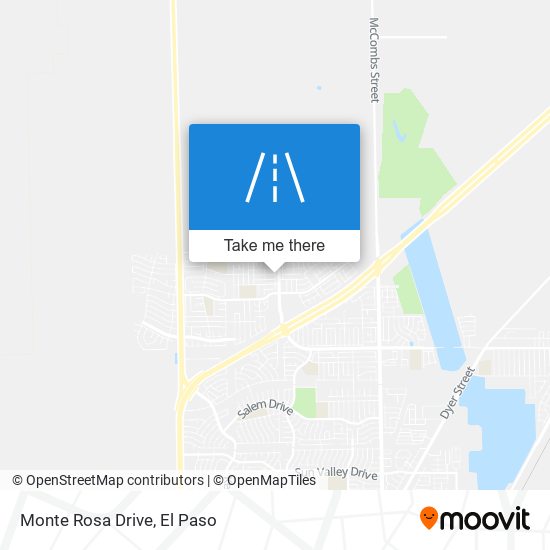 Monte Rosa Drive map