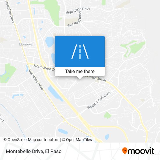 Mapa de Montebello Drive