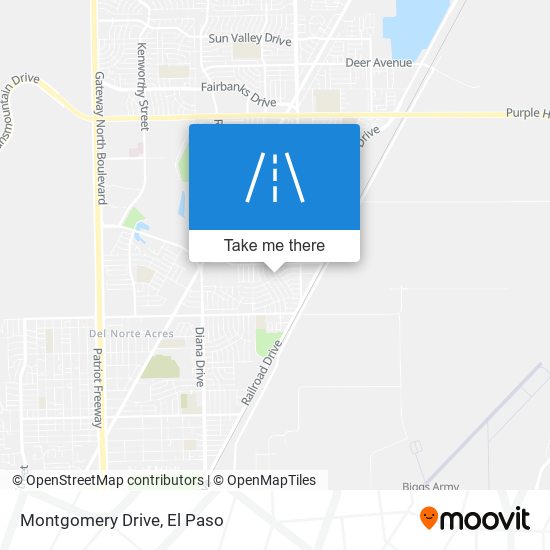 Mapa de Montgomery Drive