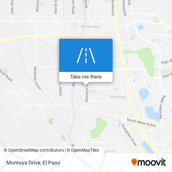 Montoya Drive map