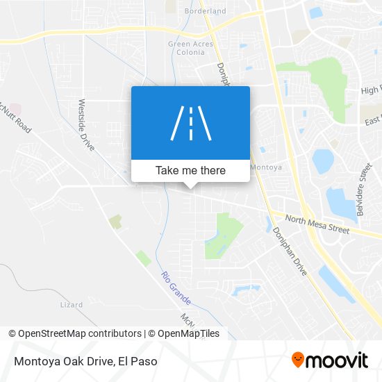 Montoya Oak Drive map