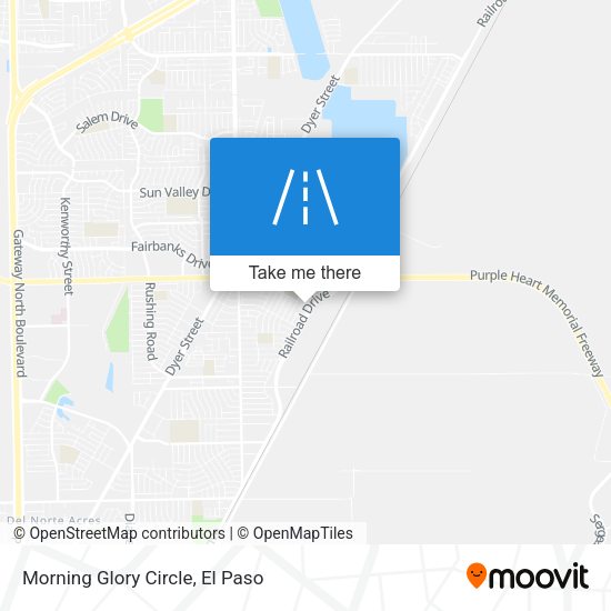 Morning Glory Circle map