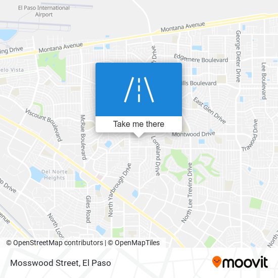 Mosswood Street map