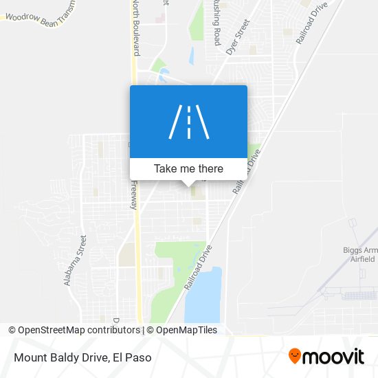 Mount Baldy Drive map