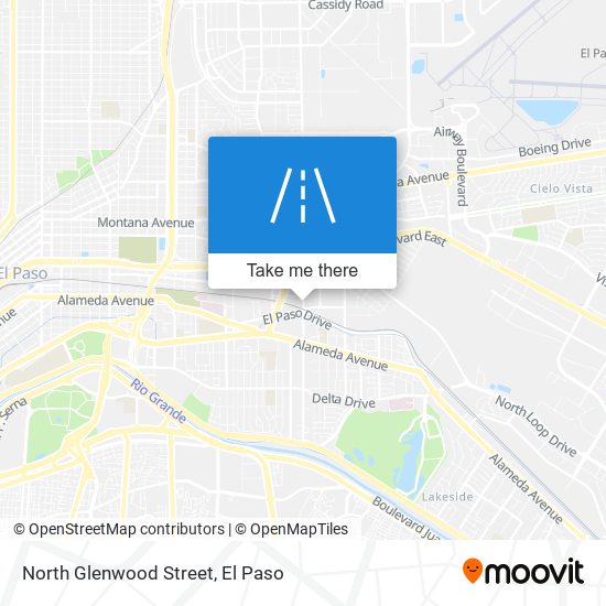 Mapa de North Glenwood Street