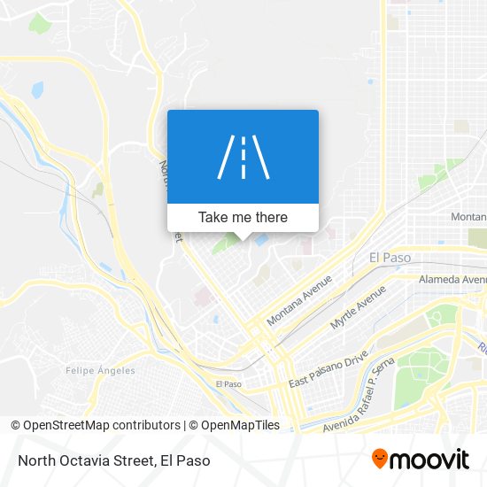 North Octavia Street map