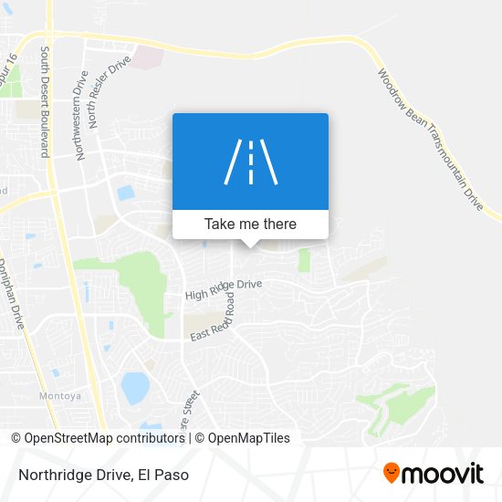 Northridge Drive map