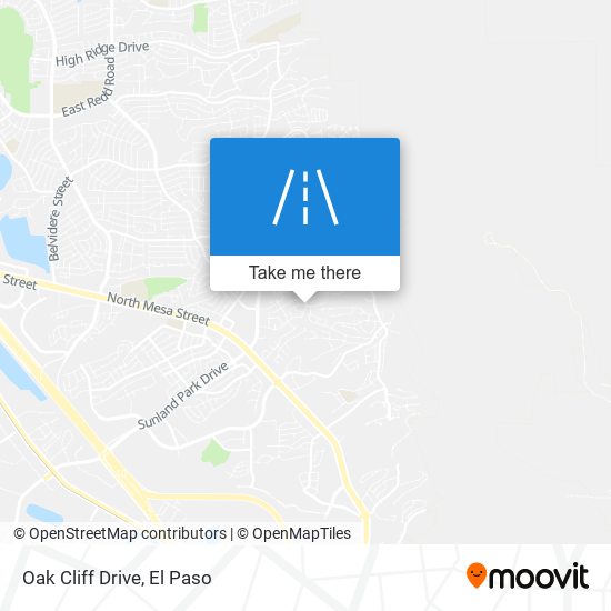 Mapa de Oak Cliff Drive