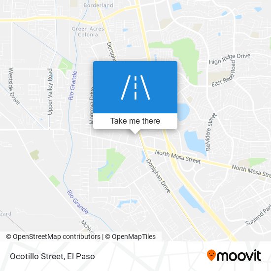 Ocotillo Street map