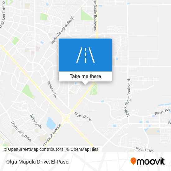 Olga Mapula Drive map