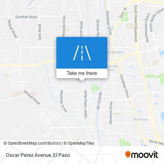 Mapa de Oscar Perez Avenue