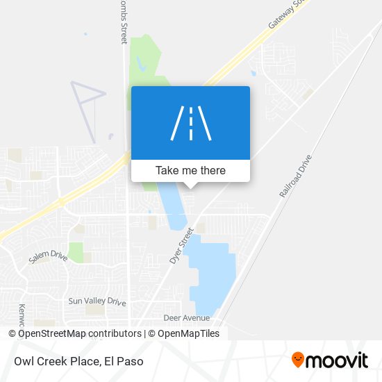 Owl Creek Place map