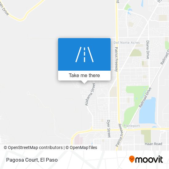 Pagosa Court map