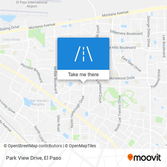 Park View Drive map