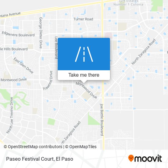 Paseo Festival Court map