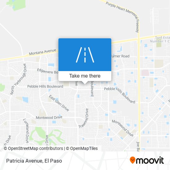 Patricia Avenue map