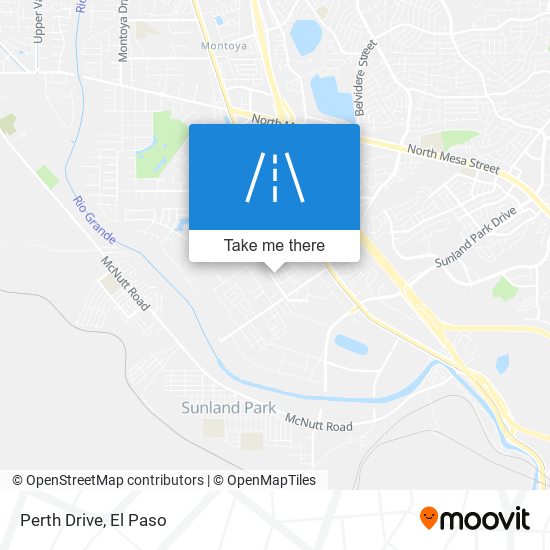 Perth Drive map