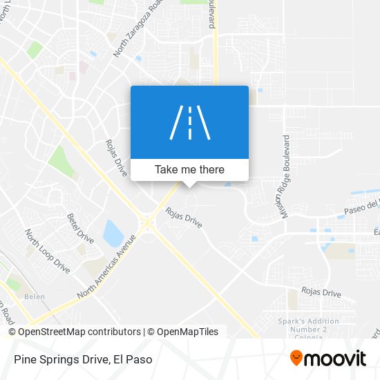 Pine Springs Drive map