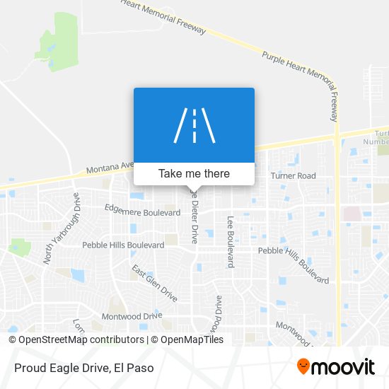 Proud Eagle Drive map